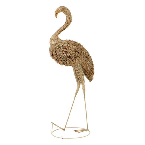Flamant rose herbe