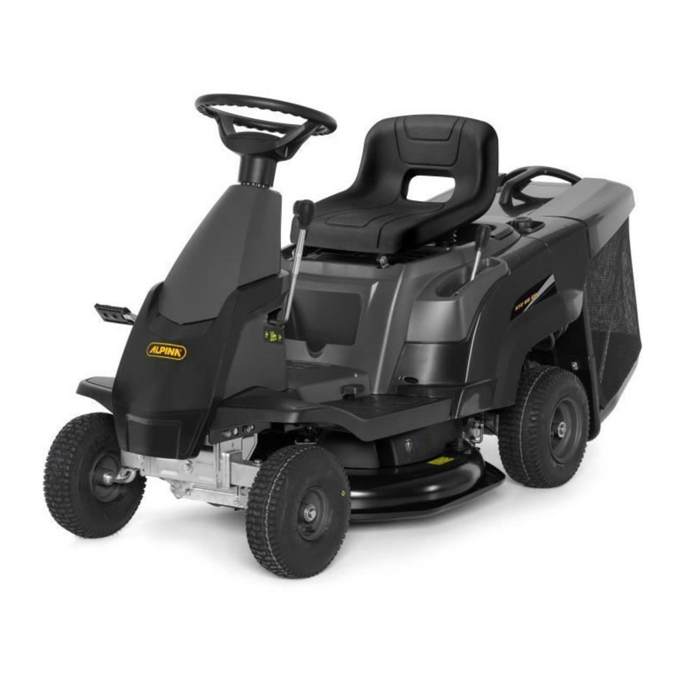 Tondeuse autoportée thermique alpina at2 66 qa - 66cm de coupe - éjection bac 150l