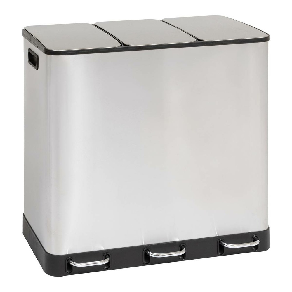 5five - poubelle de tri ariane 3x18l inox