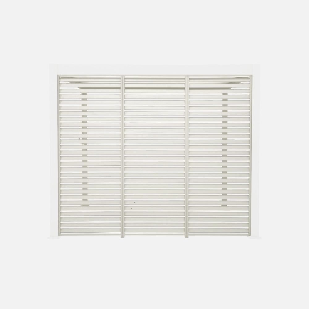 Lot de 3 persiennes 100cm pour pergola bioclimatique aluminium 3x3m v2 4x3m 6x3m triomphe