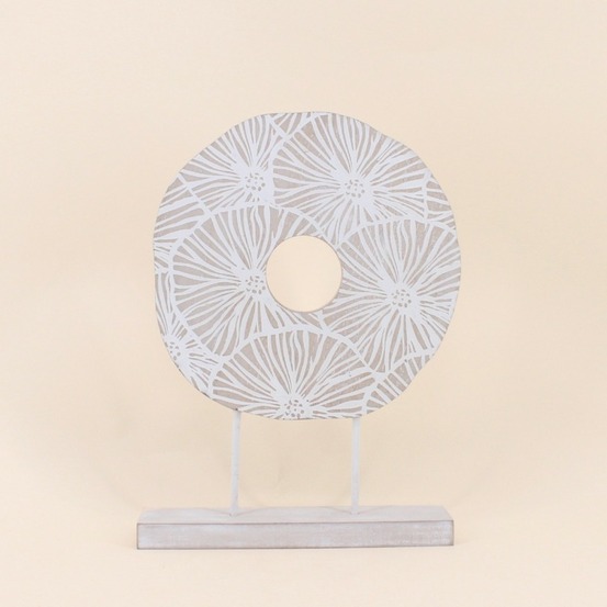 Objet déco en bois à poser 34x24cm