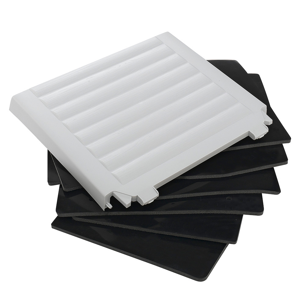 Ferplast kit de 6 panneaux isolants pour niches pour chiens dogvilla 90, kit d'isolation pour niches chiens, panneaux isolants