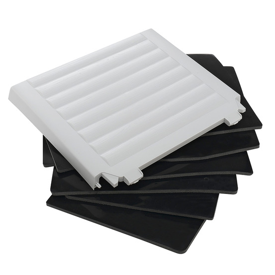 Ferplast kit de 6 panneaux isolants pour niches pour chiens dogvilla 90, kit d'isolation pour niches chiens, panneaux isolants