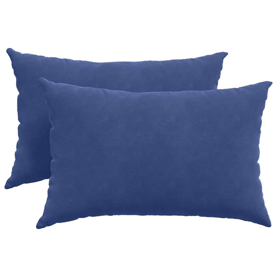 Coussins de canapé 2 pcs bleu police 60 x 40 cm