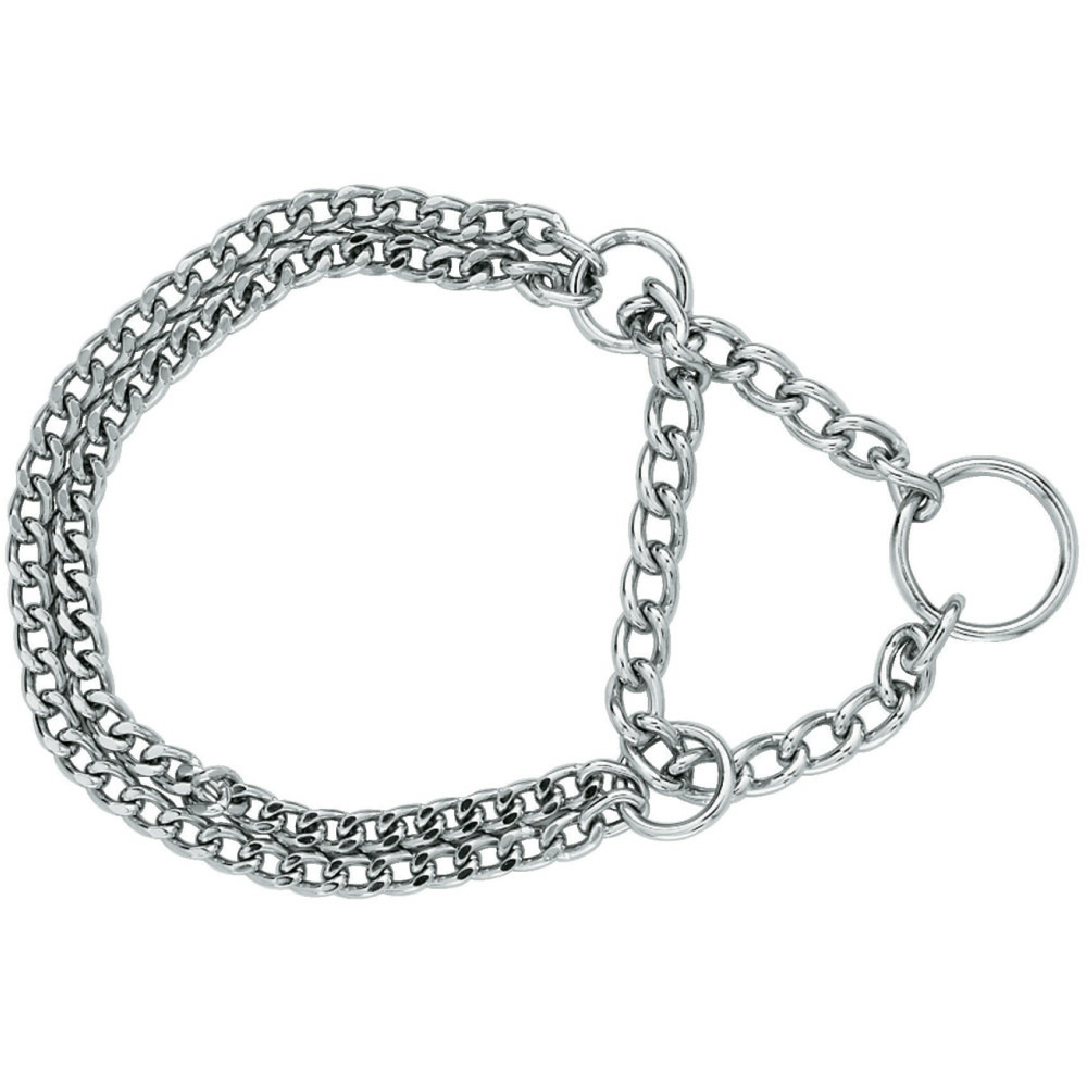 Collier éducation 50 cm 2 rangs pour chien