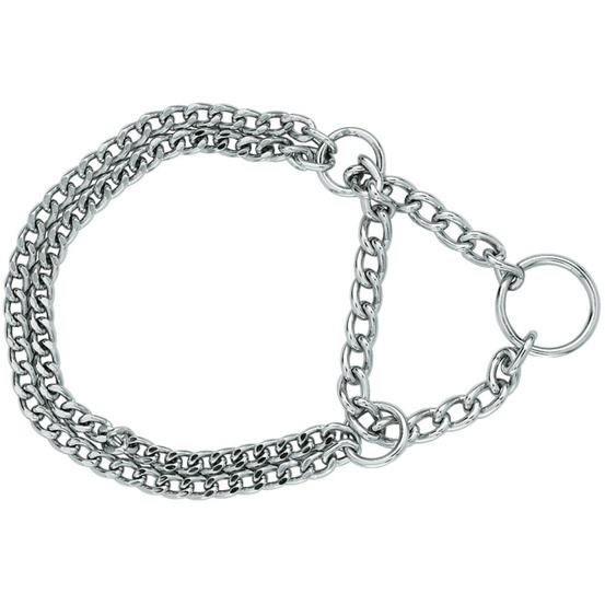 Collier éducation 50 cm 2 rangs pour chien