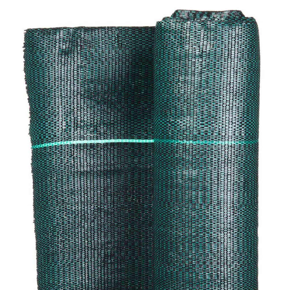 Bâche de sol de contrôle des mauvaises herbes 1x10 m vert