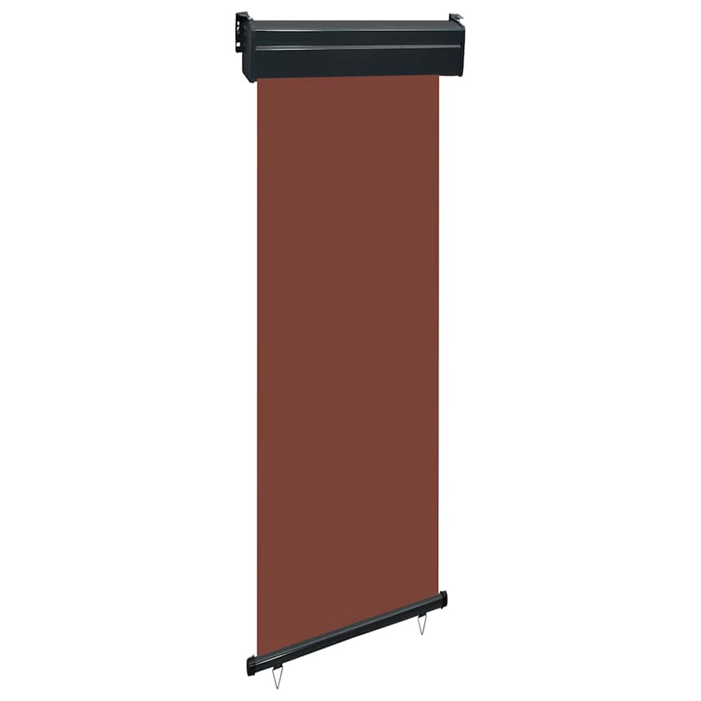 Auvent latéral de balcon 65x250 cm marron