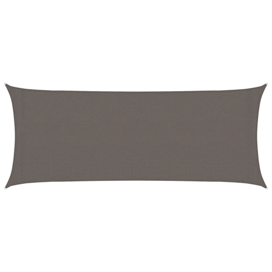 Voile d'ombrage 160 g/m² anthracite 2x4,5 m pehd