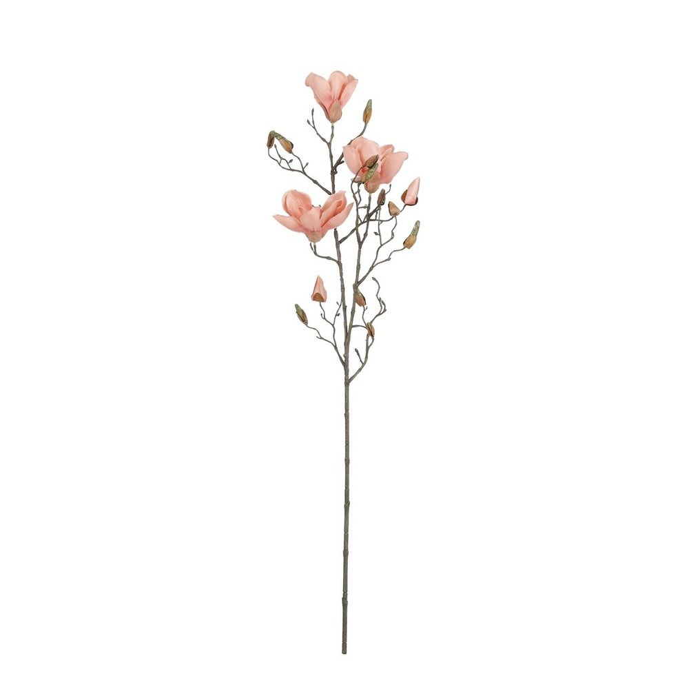 Mica decorations branche artificielle magnolia - h88 cm - pêche