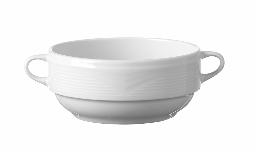 Bol à soupe porcelaine classique 0,38l 120 mm - lot de 12 - hendi