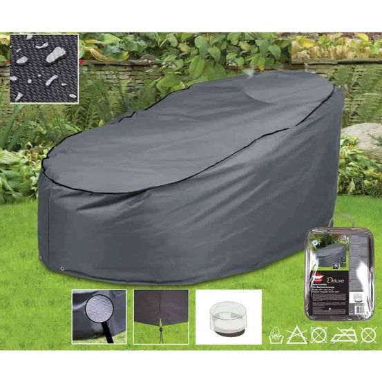 Housse de protection pour salon de jardin rond, ø200cm, deluxe