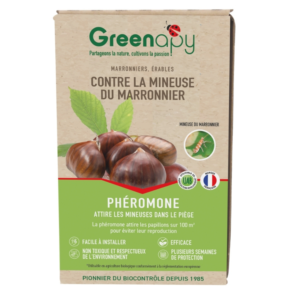 Phéromone spéciale mineuse du marronnier (2 capsules)