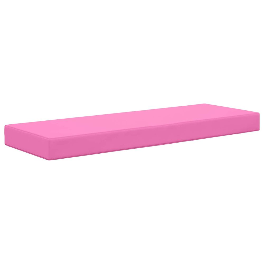 Coussin de siège d'extérieur 100 % polyester rose