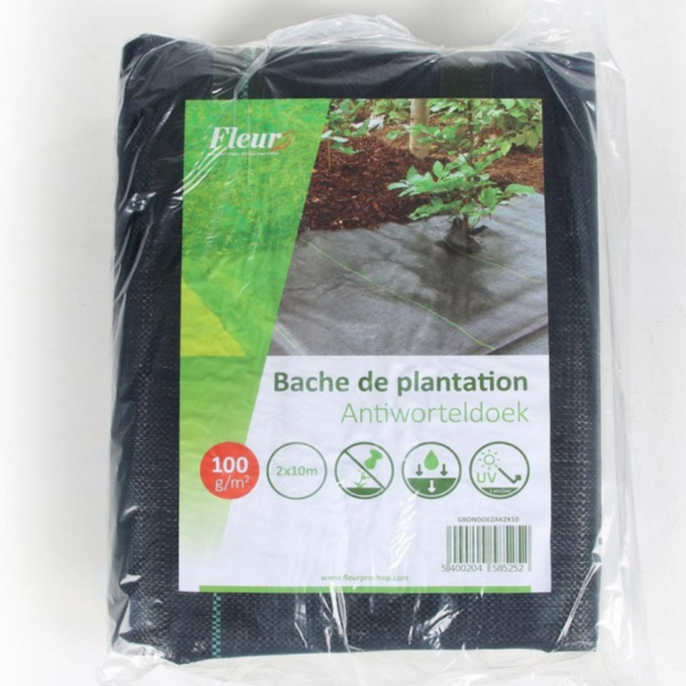 Bâche de plantation noire 2x10m 100g/m ?