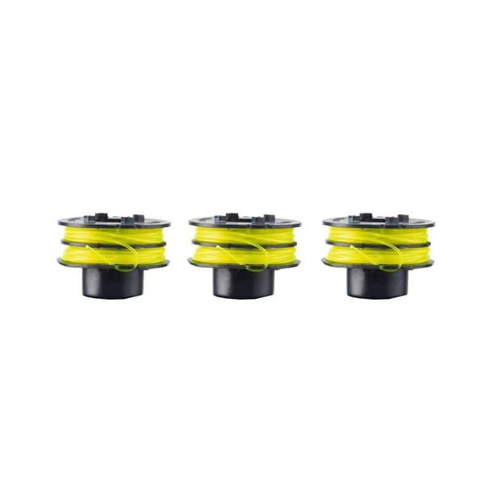 Lot de 3 bobines double fil ryobi diamètre 1.2mm rac119
