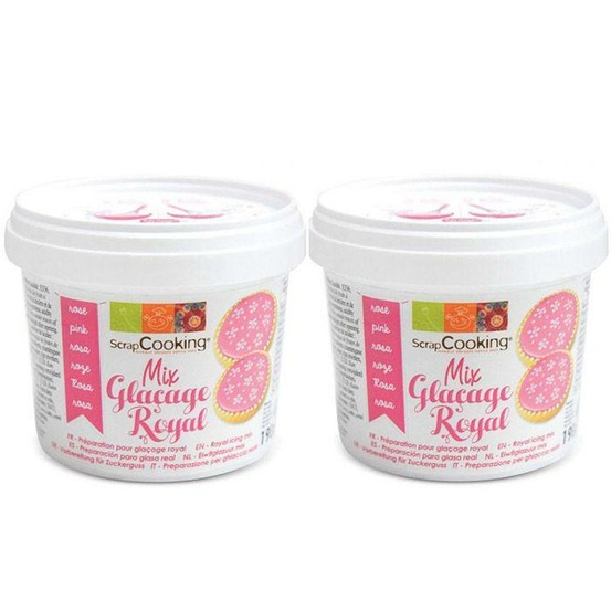 Préparation glaçage royal rose 380 g