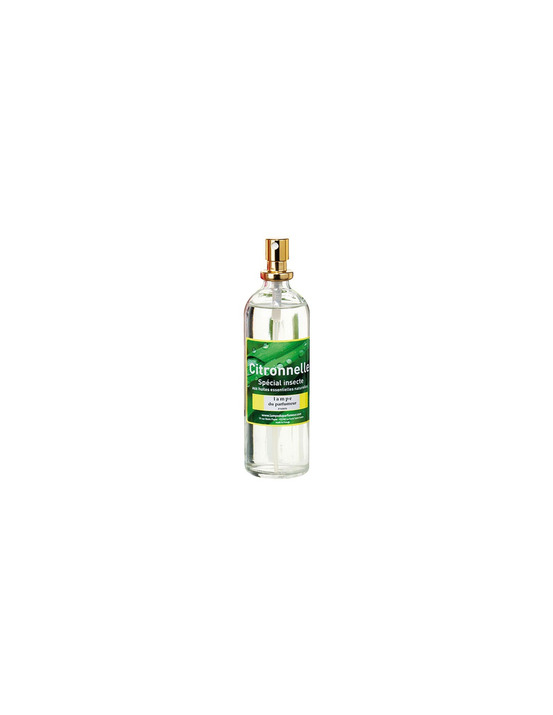 Vaporisateur d'ambiance 100ml citronnelle spécial insectes - lampe du parfumeur