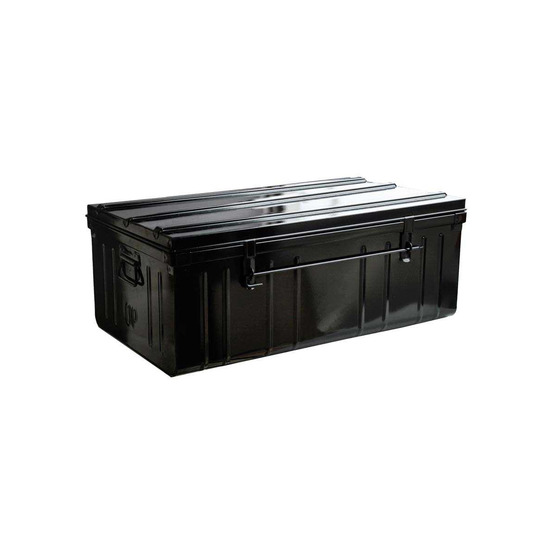 Cantine de rangement premium en acier noir 130 litres