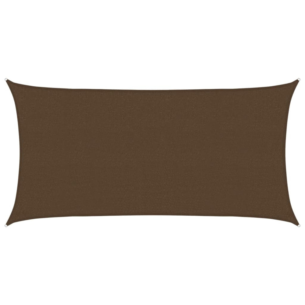 Voile d'ombrage 160 g/m² marron 2x4 m pehd