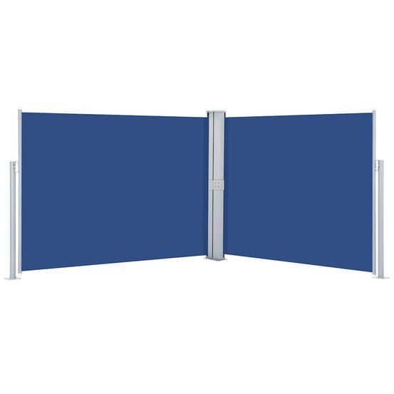 Brise vue latéral rétractable Bleu 140 x