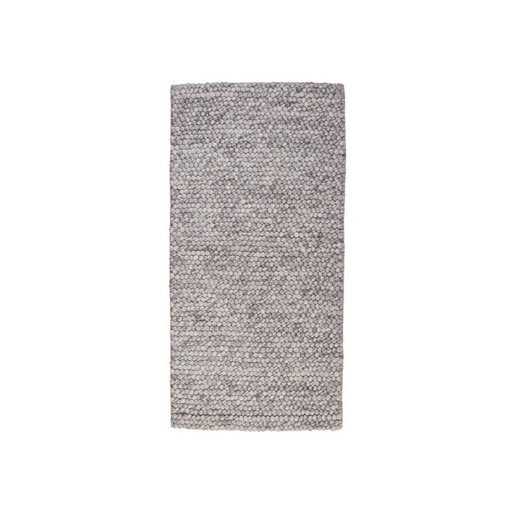 Tapis laine polyester (pes) gris - décoration d'autrefois