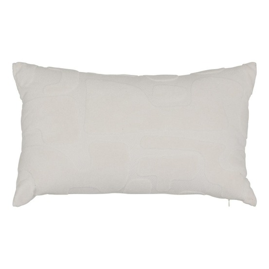 Coussin delor 30x50cm blanc