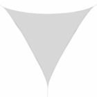 Voile d’ombrage triangulaire grande taille gris - L600xl600xH600cm
