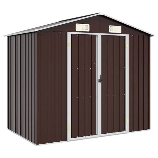 Abri de jardin Marron 205x129x183 cm