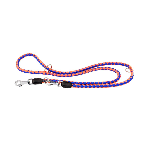 Laisse de dressage pour chiens en nylon twist matic ga12/200, mousqueton magnétique automatique