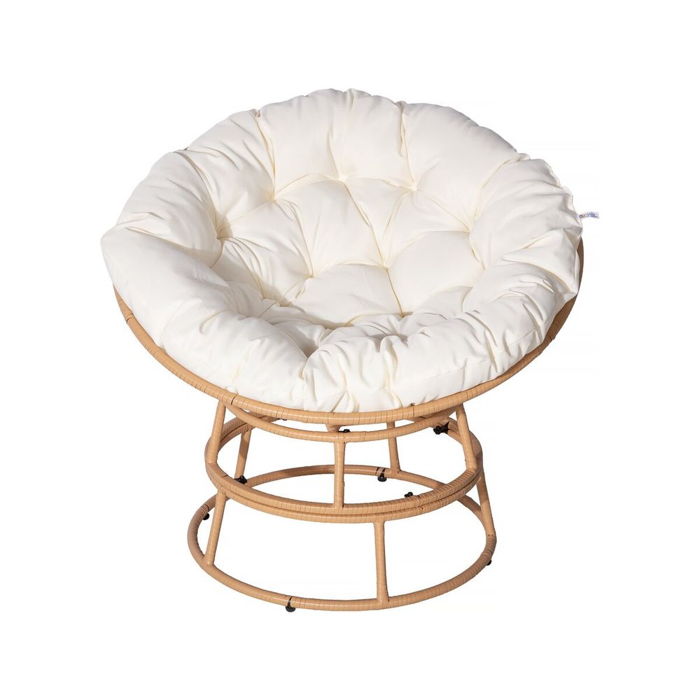Fauteuil papasan intérieur/extérieur style loveuse 