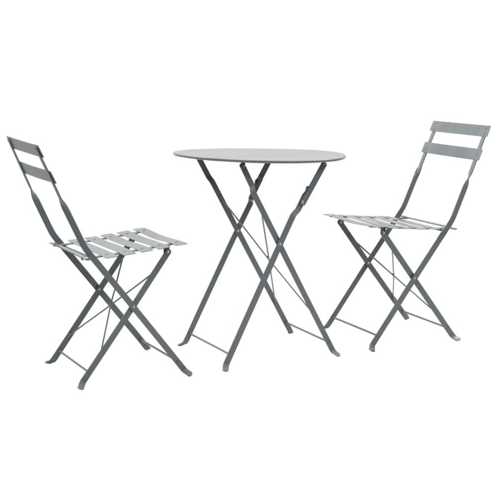 MOBILIER DE BISTRO 3 PCS ACI 2-(867935)