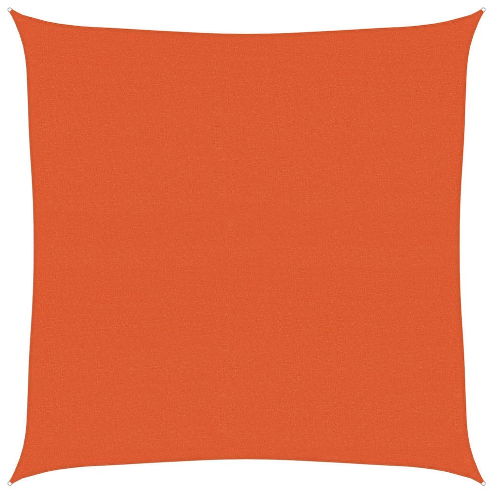 Voile d'ombrage 160 g/m² carré orange 4x4 m pehd