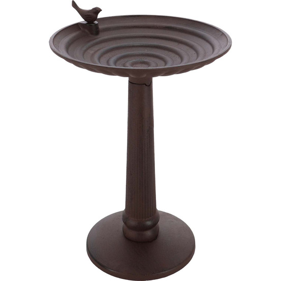 Bain à oiseaux en fonte sur pied xl - 37 cm