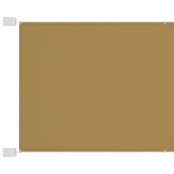 Auvent vertical beige 140x420 cm tissu oxford