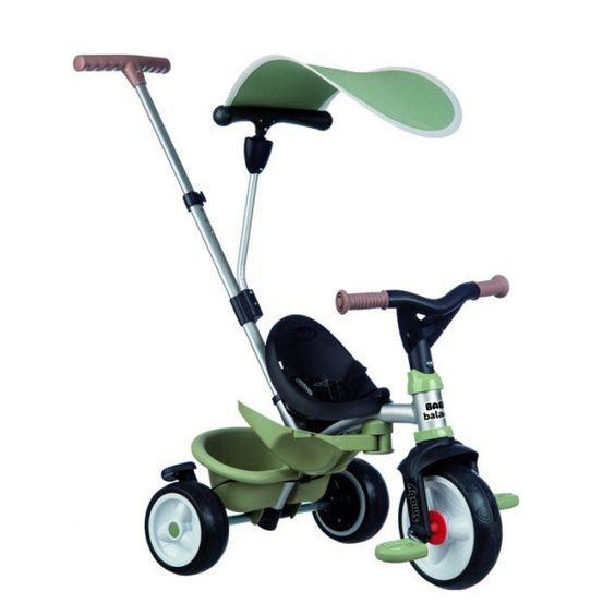 - tricycle baby balade vert - dès 10 mois - fabriqué en france