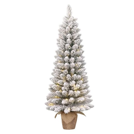 Sapin de noël artificiel gerlos h120x51cm - vert
