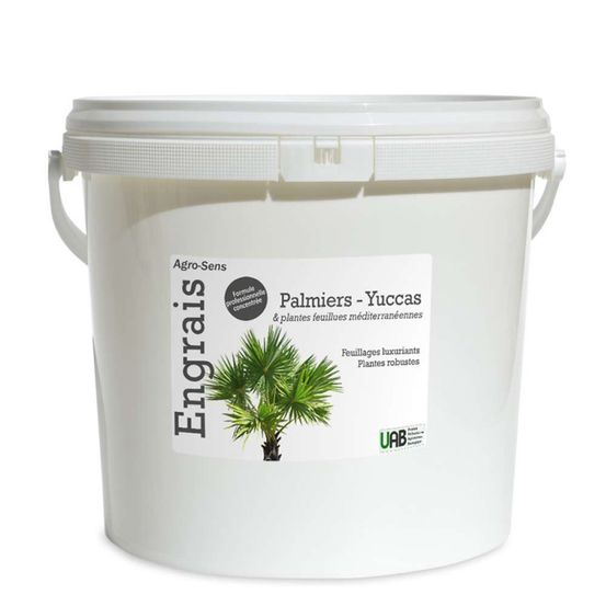 Engrais palmiers et yuccas - agro sens - seau 8 kg