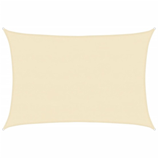 Voile d'ombrage 160 g/m² crème 5x6 m pehd