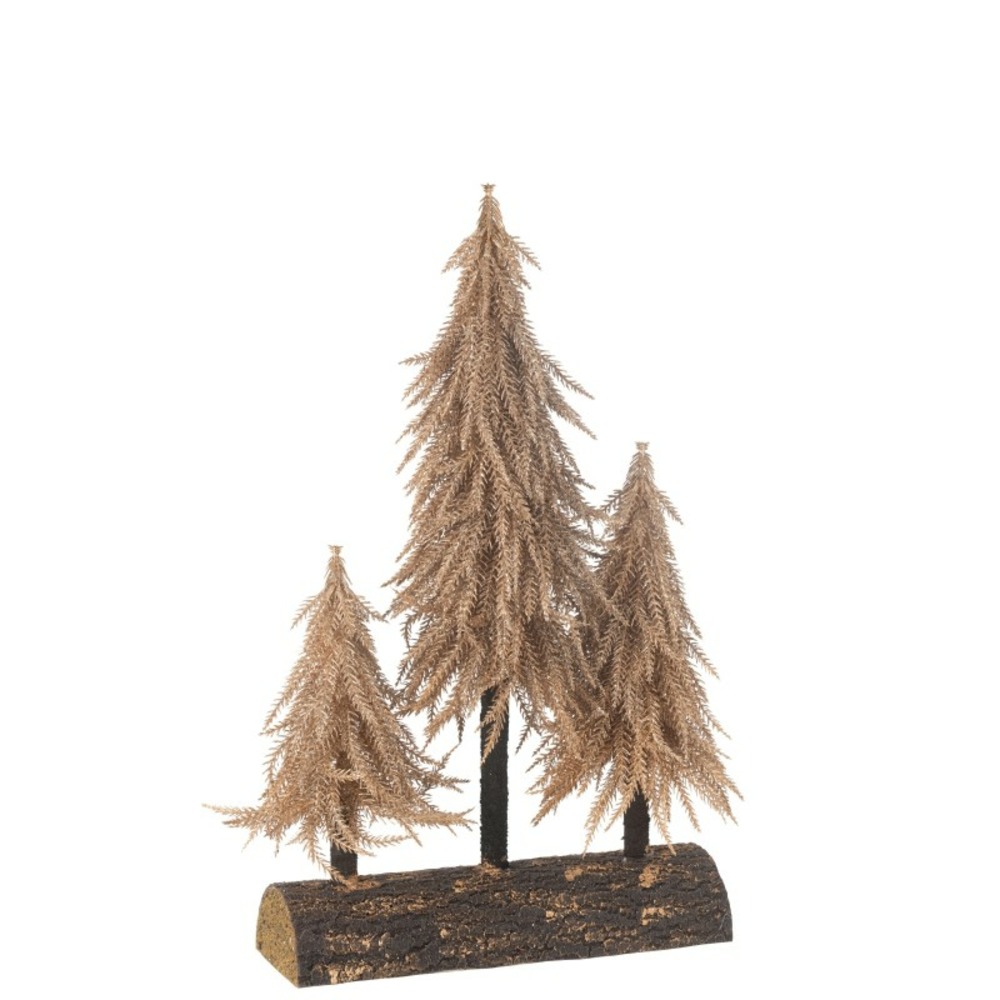 Sapins de noël artificiel en plastique cuivre 30x10x50 cm h50