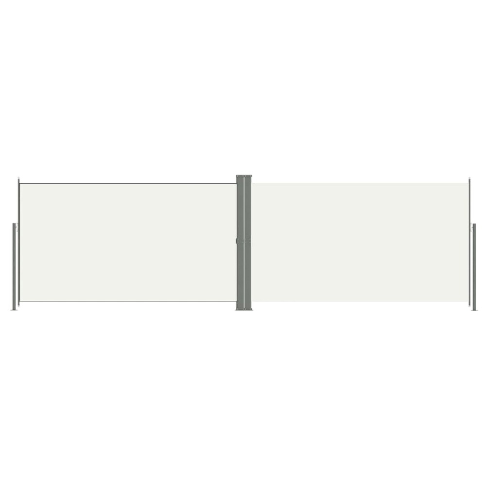 Auvent latéral rétractable 180 x 600 cm crème