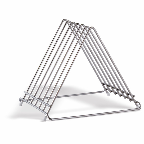 Support inox pour 6 planches à découper de 2,5 cm - pujadas