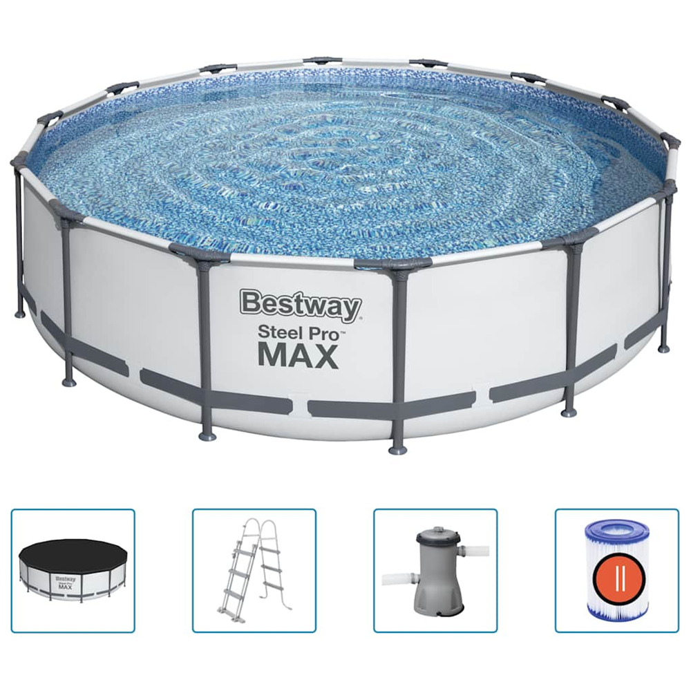 Ensemble de piscine steel pro max 427x107 cm