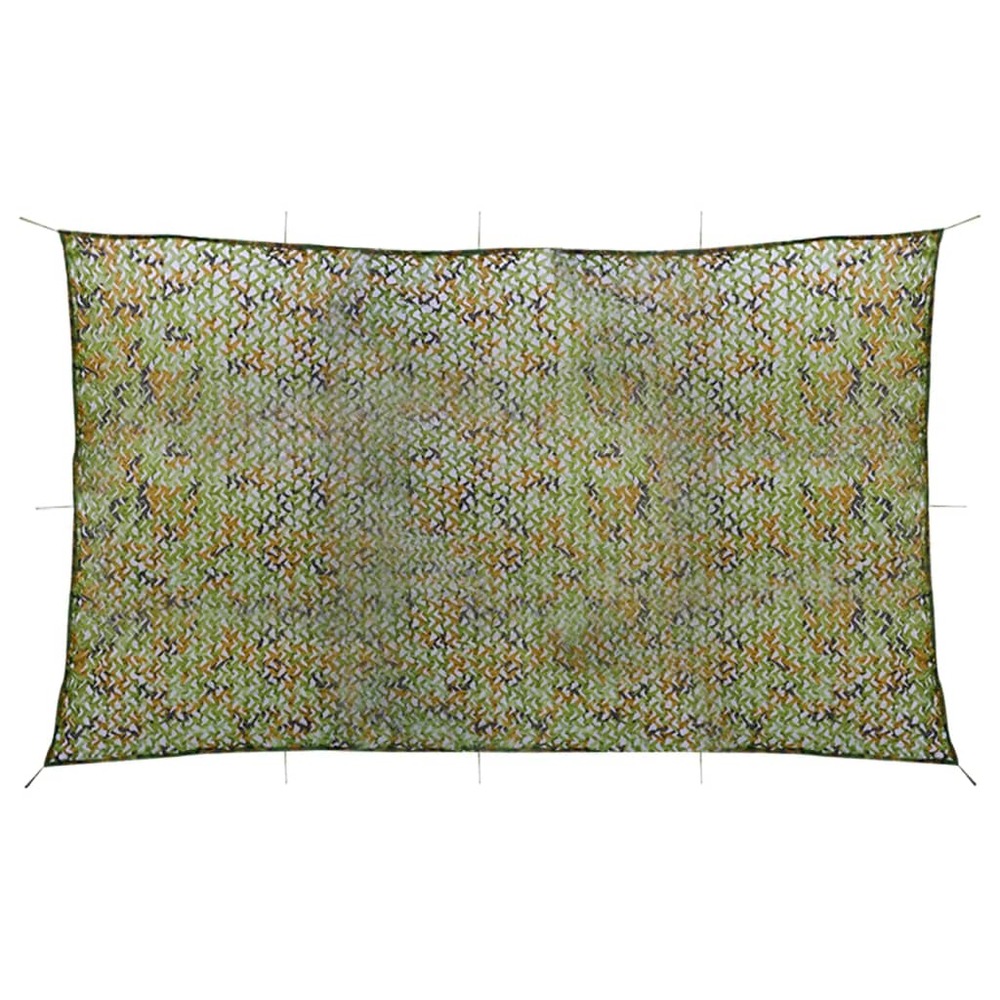 Filet de camouflage avec sac de rangement 3x8 m vert