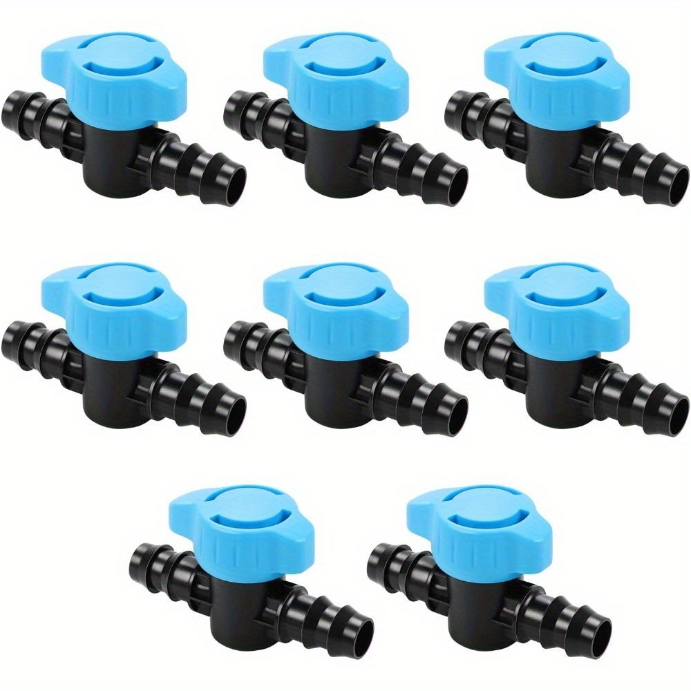 Pièces de raccord et accessoires pour tuyaux - 10 vannes anti-goutte pe 1/2