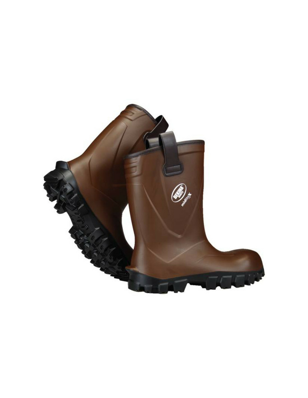 Botte fourrée riglite marron/noir pointure 42 - delta plus