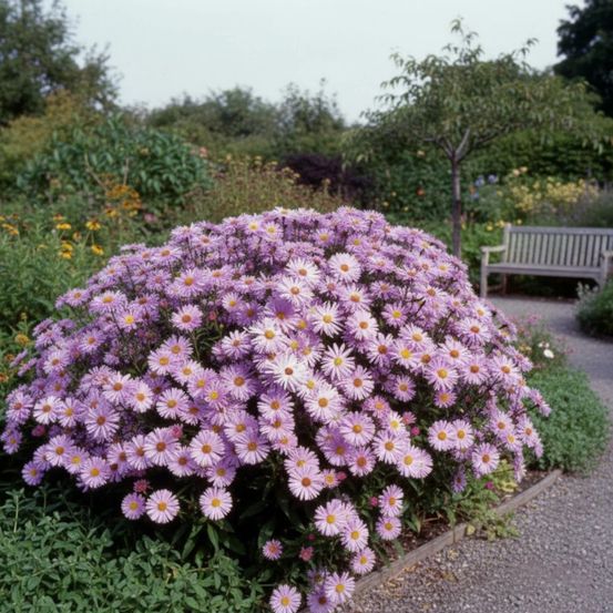 Aster d'été rosa erfüllung lot de 9 godets