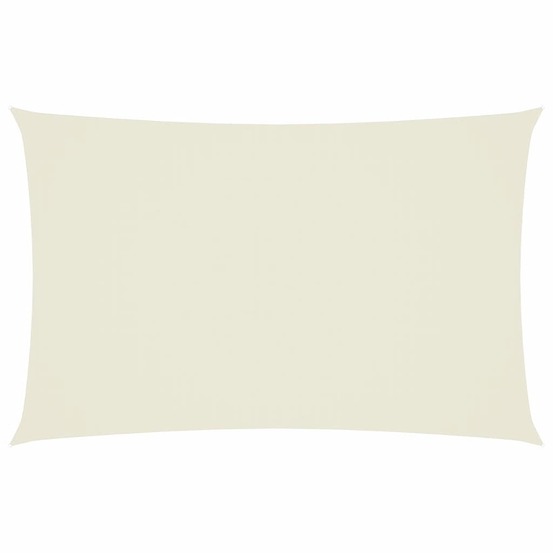 Voile de parasol tissu oxford rectangulaire 2x4,5 m crème