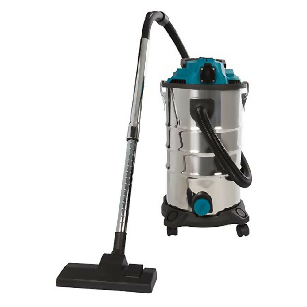 Aspirateur eau & poussières perel wdc1230, puissance 1200 w, récipient 30 l