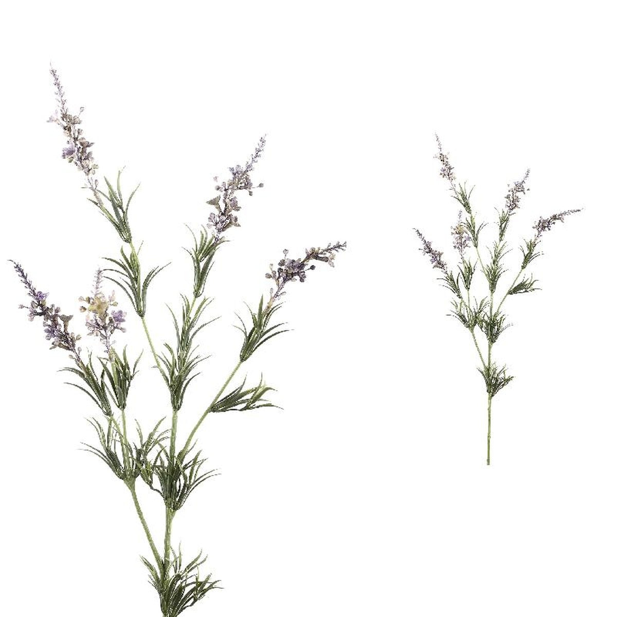 Ptmd twig plante lavender feuille artificielle - 38 x 19 x 71 cm - violet